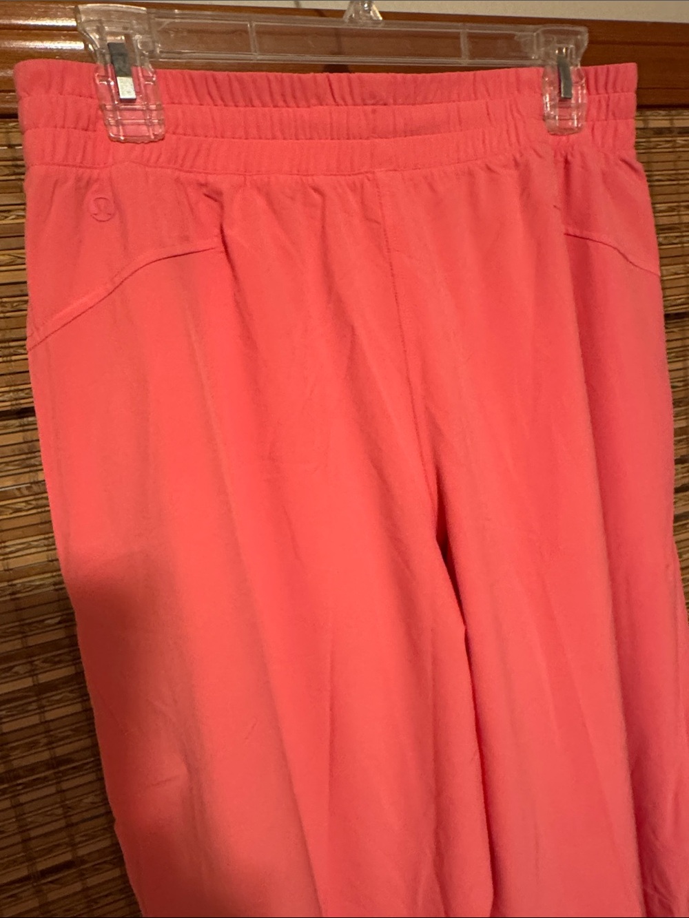 lululemon athletica Coral Pink Wide-Leg Track Pants - Picture 2 of 4